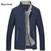 Male Causal Jacket Slim Fitted Large Size Zipper Jackets Hombre