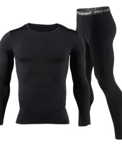 Long Winter Thermal Underwear Sets Men Brand Quick Dry Anti-microbial