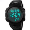 Mens Sports Watches Dive 50m Digital LED Military Watch