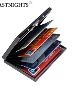 stainless steel credit card holder metal bank card case