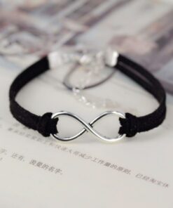 infinity Rope bracelet Hand-woven Korean Velvet bracelet Fashion