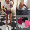 Women Casual Mini Shorts Workout Waistband Skinny Shorts
