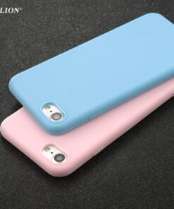 Phone Case For iPhone 7 6 6s Plus 5 5s SE Simple Solid Color