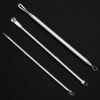 Antibacterial 3PCS Black Head Pimples Acne Needle Comedo Machine Set